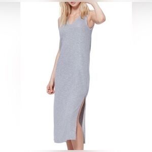 Rachel Parcell Heather Gray Midi Tank Dress NWT M